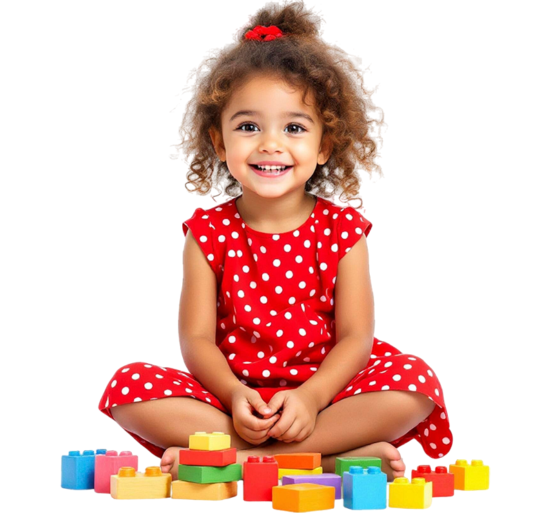 Smiling Child Ready for School Learning Adventures