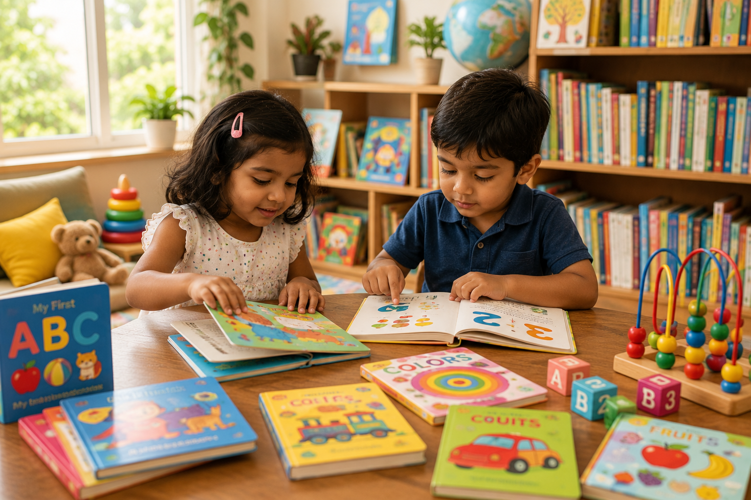 Children Engaged in Hands-On Learning Activities