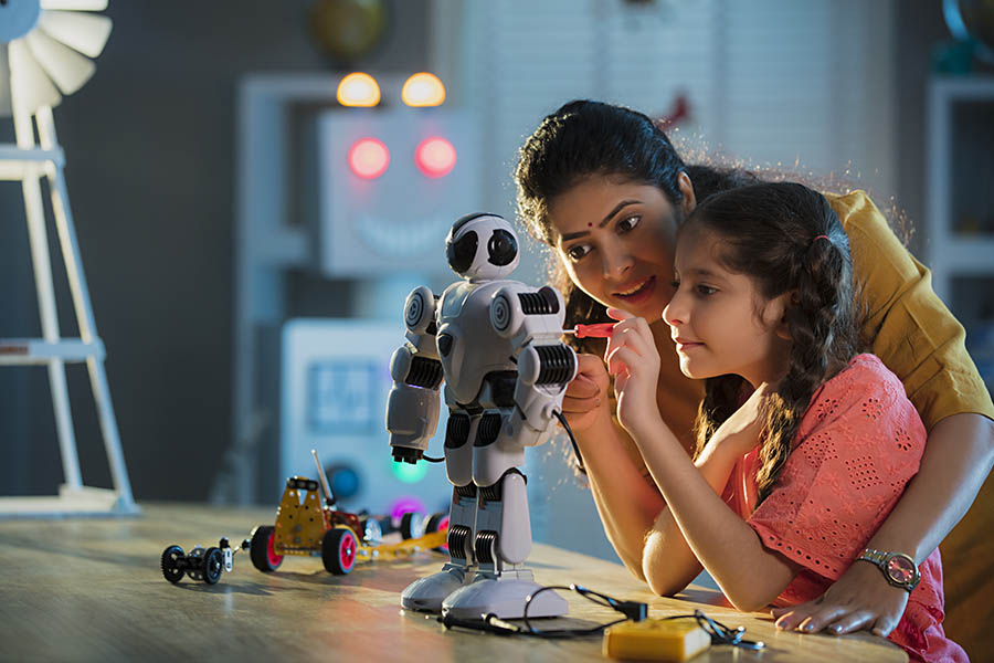 Children Exploring Robotics and Artificial Intelligence Learning